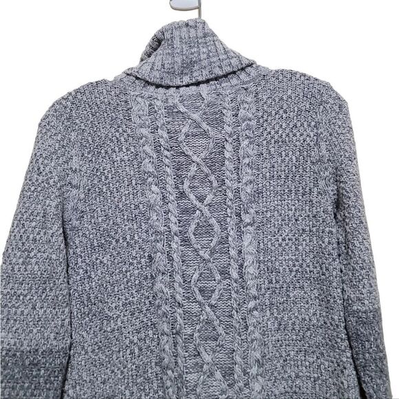 Banana Republic Women's Gray Turtleneck Knitted LongSleeve Sweater Sz XSmall - Picture 5 of 7